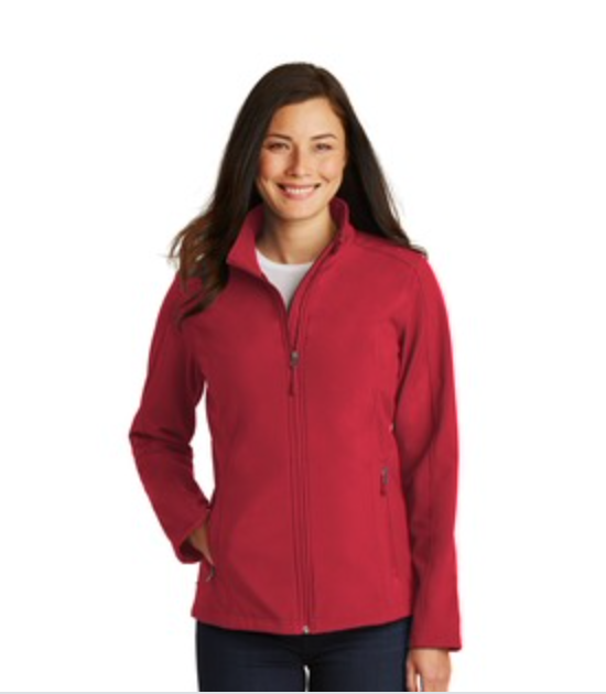  Port Authority Core Soft Shell Jacket in Rich Red Main Image